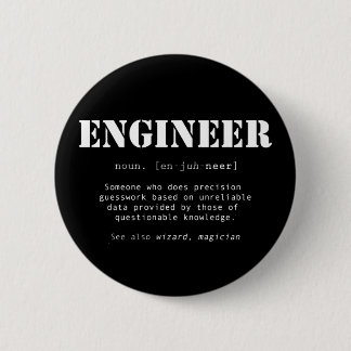 Definition des Wörterbuchs "Funny Engineer" Button