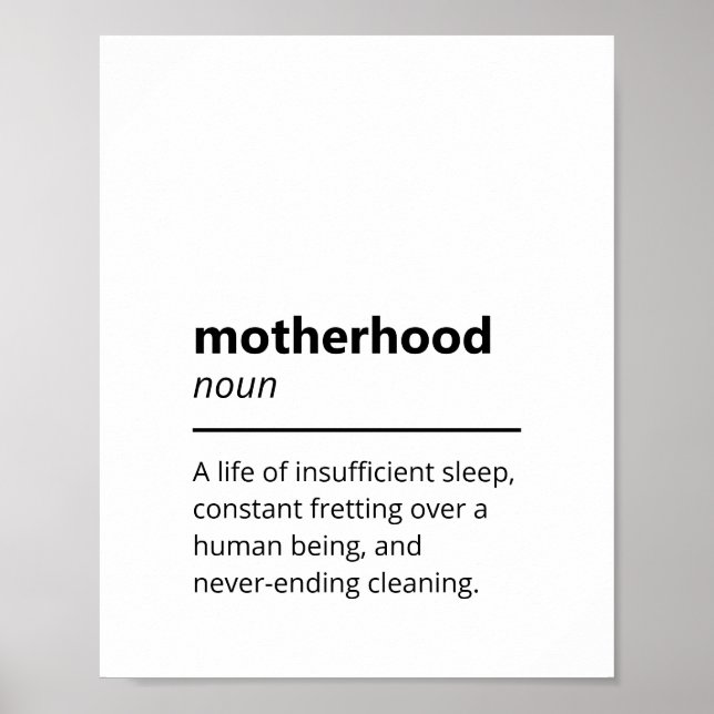 Definition des Wörterbuchs "Funny Mohood" Poster (Vorne)