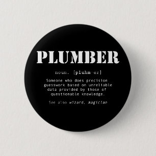 Definition des Wörterbuchs "Funny Plumber" Button