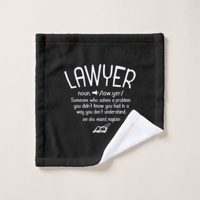 Définition drôle de l'avocat (Gant de toilette)