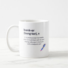 Définition du banquier Café amusant ou Mug de thé