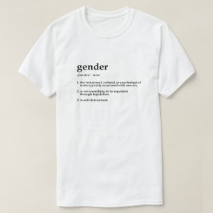 Définition du genre (chemises légères) T-shirt LGB