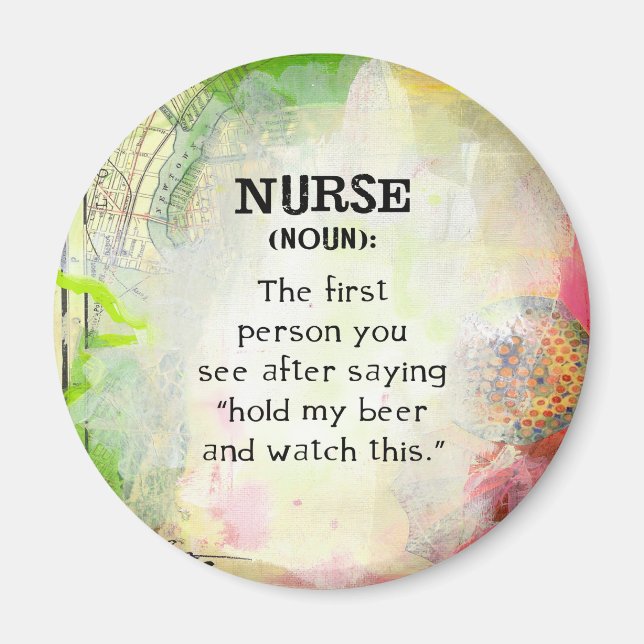 Definition einer Krankenschwester Magnet (Vorne)