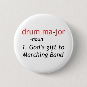 Definition eines Tambourmajors Button