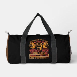 Definition eines wirklich guten Workouts – Lustige Duffle Bag