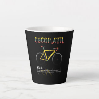 Definition Funny Cycling Addict Geschenk für Milchtasse