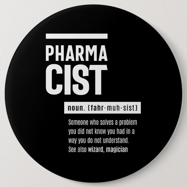 Definition Funny Gift Classic Button (Vorderseite)
