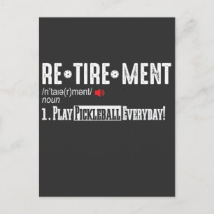 Definition für den Status-Pickleball-Player Postkarte