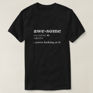 Définition géniale, je suis génial T-shirt drô