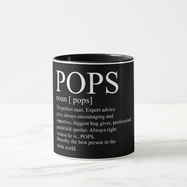 Definition inspirierender Pop Tasse (Zentrum)