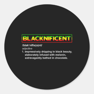 Definition Junezehnte schwarze Geschichte Afrikas Runder Aufkleber