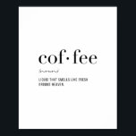 Definition-Kaffee Poster<br><div class="desc">Definition-Kaffee</div>