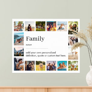 Definition Personalisiert 16 FotoCollage Poster