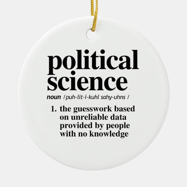 Definition politischer Wissenschaft Keramik Ornament (Vorne)