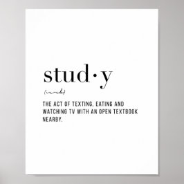Definition-Studie Poster