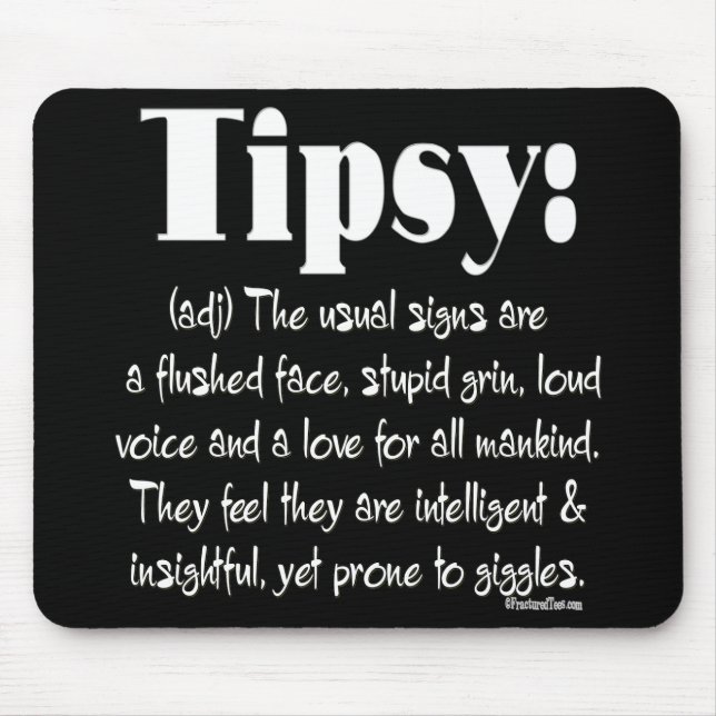 Definition Tipsy Mousepad (Vorne)