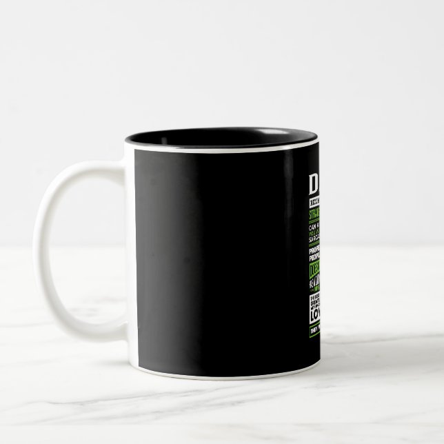 Definition von Daisy Girl Zweifarbige Tasse (Links)