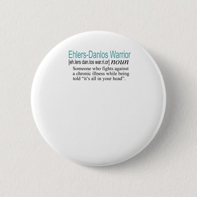 Definition von Ehlers Danlos Warrior Button (Vorderseite)