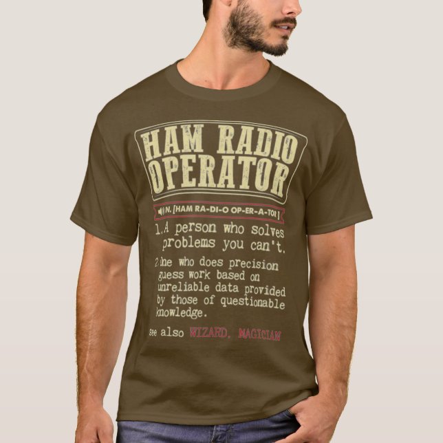 Definition von Funknetzbetreibern löst Probleme T-Shirt (Vorderseite)