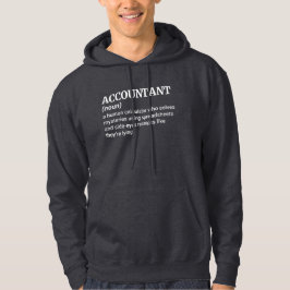 Definition von "Funny Accountant" Hoodie