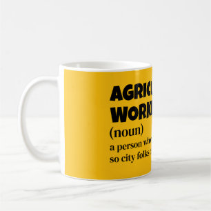 Definition von "Funny Bauer" - Geschenk von Landar Kaffeetasse