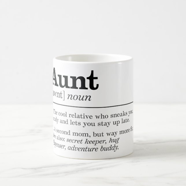 Definition von "Funny Tante" Kaffeetasse (Mittel)
