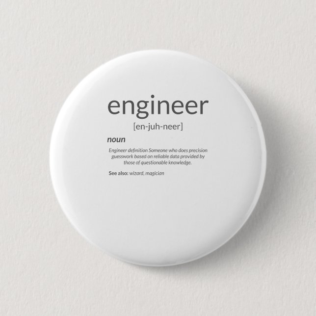 Definition von Gift Engineer Uni für Generalingeni Button (Vorderseite)