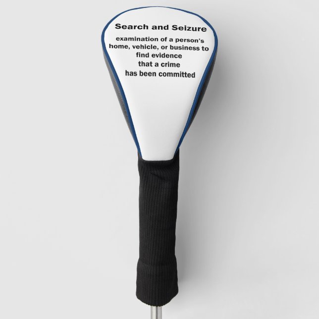 Definition von Golf Golf Headcover (Vorderseite)