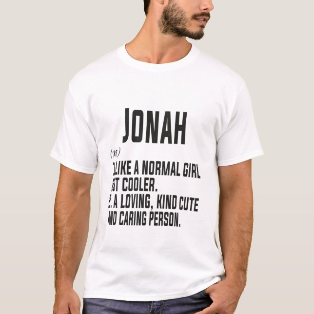 Definition von Jonah Name597 T-Shirt (Vorderseite)
