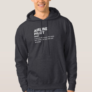 Definition von Luftfahrt-Pilot - Hoodie für die Cr