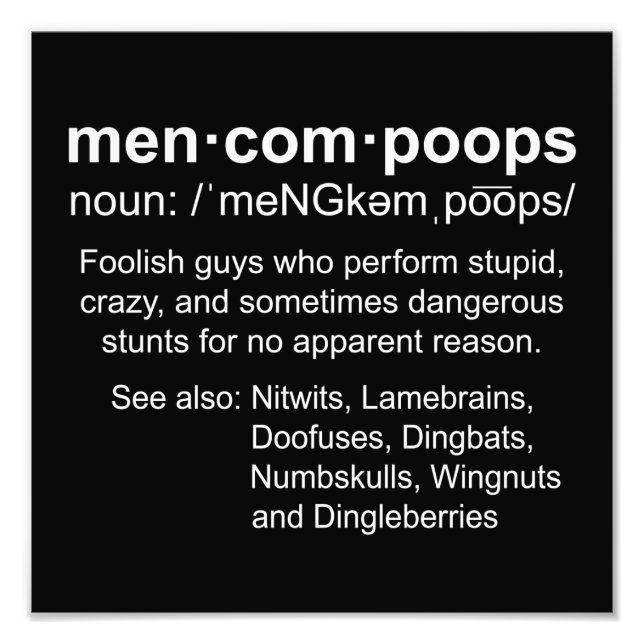 Definition von Menkompoops Fotodruck (Vorne)