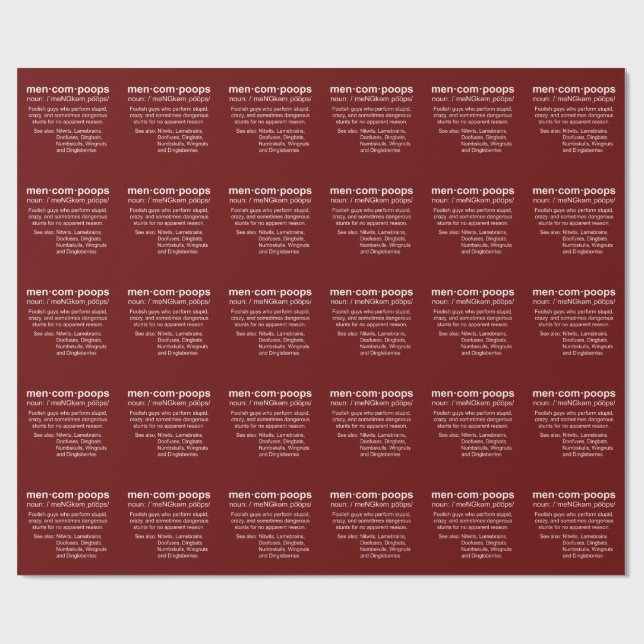 Definition von Menkompoops Geschenkpapier (Flach)