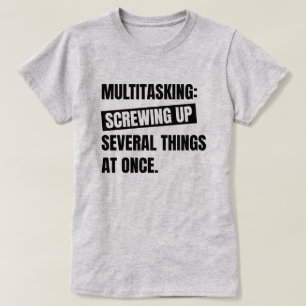 Definition von Multitasking   Sarcastic Funny Zita T-Shirt