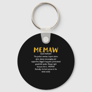 Definition von Mutter Art Memaw Schlüsselanhänger
