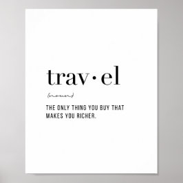 Definition von Reisen Poster