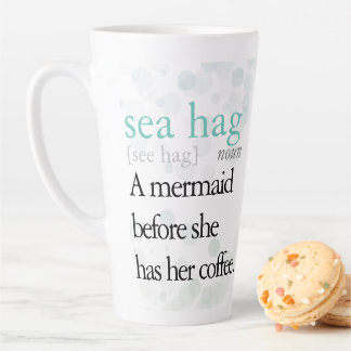 Definition von Seehecht Latte Tasse