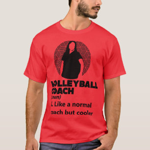 Definition von Volleyball Trainer T-Shirt