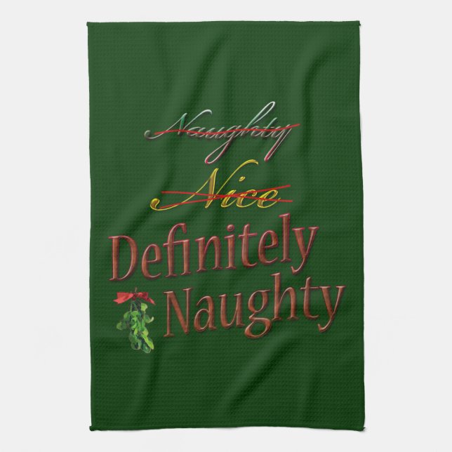 Definitiv naughty geschirrtuch (Vertikal)