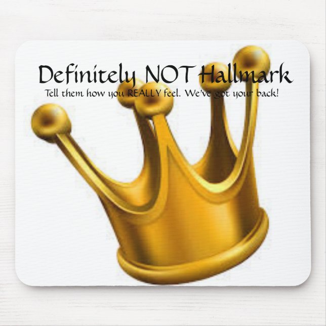 Definitiv NICHT Hallmark Mousepad (Vorne)