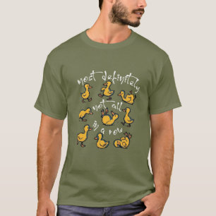 Definitiv nicht in einer Reihe Lustige Mama Süße E T-Shirt
