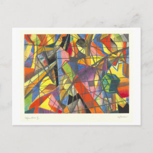 Deformation I (um 1927) von Karl Wiener Postkarte