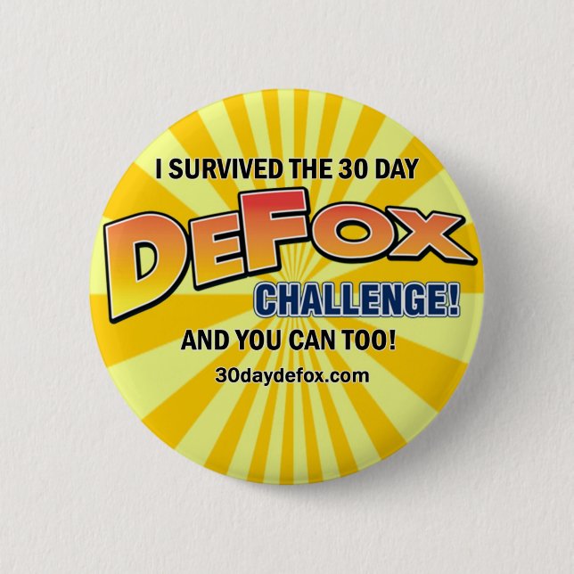 DeFox Button (Vorderseite)