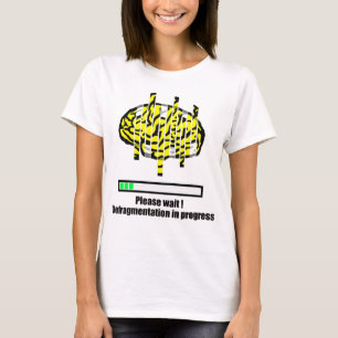 Defragmentation laufend T-Shirt
