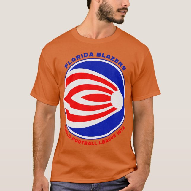Defunct Florida Blazers WFL 1974 T-Shirt (Vorderseite)