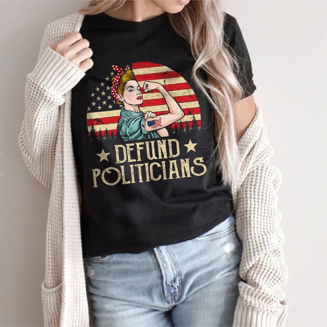 Defund America Policies, Political Statement T-Shirt (Von Creator hochgeladen)