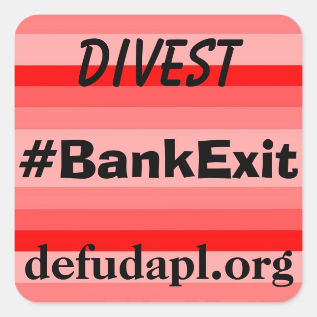 DEFUND DAPL Aufkleber (Vorderseite)