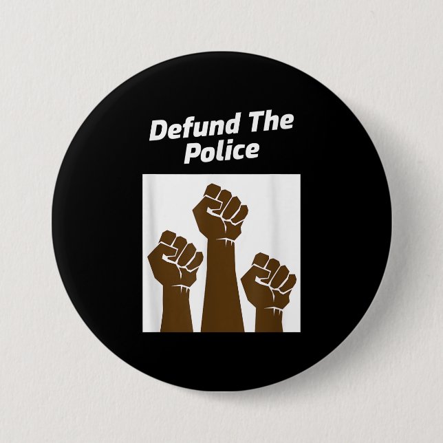 Defund Police Lover Gift Button (Vorderseite)