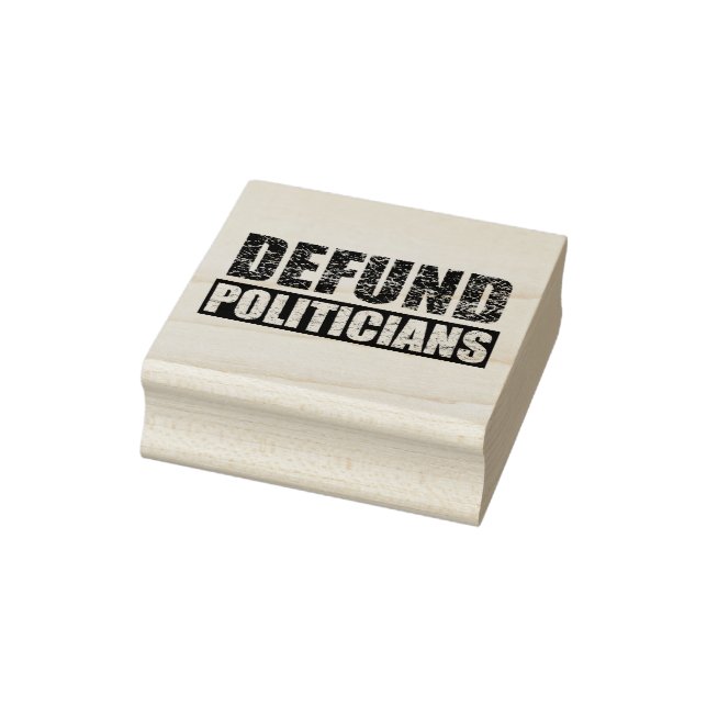 Defund Policies Gummistempel (Stempel)
