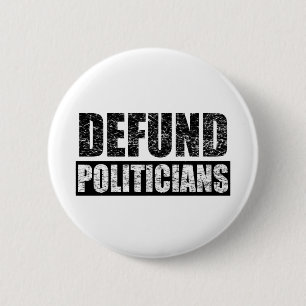 Defund-Politiker Button