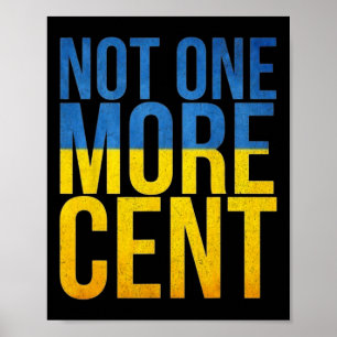 Defundiere die Ukraine Nicht einen Cent mehr Ukrai Poster